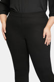 NYDJ Skinny Ankle Pull-on Jeans In Plus Size With Sideseam Slit - Black