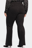 NYDJ Pull-On Flared Trouser Pants In Plus Size Sculpt-Her™ Collection - Black