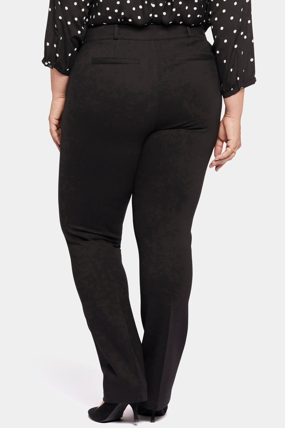 Classic Trouser Pants In Plus Size Sculpt-Her™ Collection Black