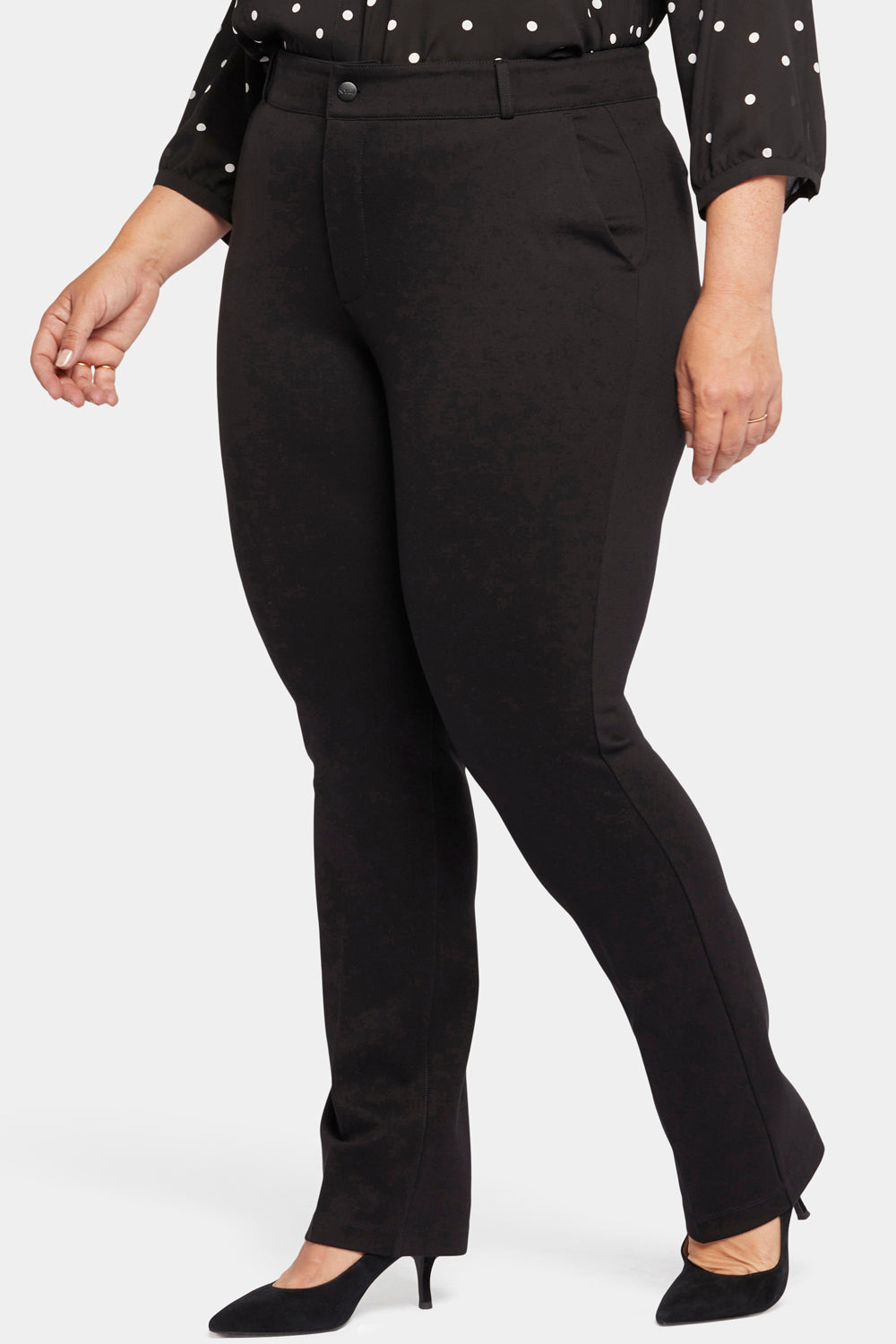 NYDJ Plus Size Classic Trouser Pants - Black - 20W NYDJ Plus Size Classic Trouser Pants - Black - 20W