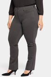 NYDJ Marilyn Straight Pants In Plus Size Sculpt-Her™ Collection - Charcoal Heathered