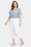 NYDJ Relaxed Piper Crop Jeans In Plus Size In Cool Embrace® Denim - Optic White