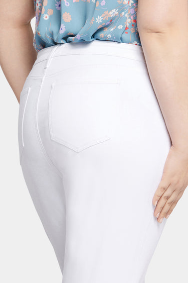 NYDJ Relaxed Piper Crop Jeans In Plus Size In Cool Embrace® Denim - Optic White