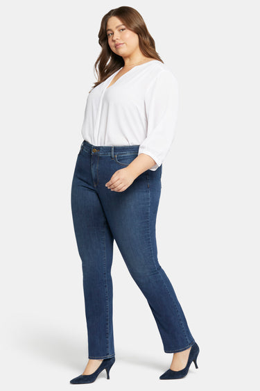 NYDJ Marilyn Straight Jeans In Plus Size - Cooper