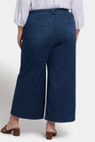 NYDJ Mona Wide Leg Trouser Ankle Jeans In Plus Size With High Rise - Ibiza Blues
