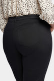 NYDJ Joni Relaxed Capri Jeans In Plus Size With High Rise - Black