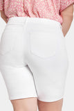 NYDJ Briella 11 Inch Denim Shorts In Plus Size - Optic White