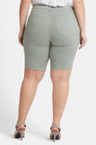 NYDJ Briella 11 Inch Denim Shorts In Plus Size  - Lily Pad