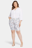 NYDJ Briella 11 Inch Denim Shorts In Plus Size - Becca Bouquet