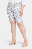 NYDJ Briella 11 Inch Denim Shorts In Plus Size - Becca Bouquet