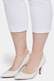 NYDJ Chloe Capri Jeans In Plus Size With High Rise And Released Hems - Optic White