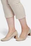 NYDJ Chloe Capri Jeans In Plus Size With High Rise And Released Hems - Feather