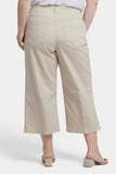 NYDJ Brigitte Wide Leg Capri Jeans In Plus Size With High Rise - Feather