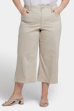 NYDJ Brigitte Wide Leg Capri Jeans In Plus Size With High Rise - Feather