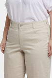 NYDJ Brigitte Wide Leg Capri Jeans In Plus Size With High Rise - Feather