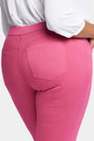 NYDJ Waist-Match™ Slim Straight Crop Jeans In Plus Size - Raspberry Pink