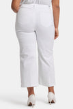 NYDJ Teresa Wide Leg Ankle Jeans in Plus Size - Optic White