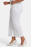 NYDJ Teresa Wide Leg Ankle Jeans in Plus Size - Optic White