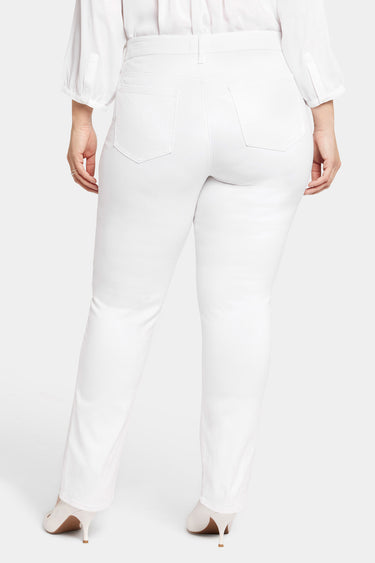 NYDJ Waist-Match™ Marilyn Straight Jeans In Plus Size - Optic White
