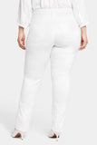 NYDJ Waist-Match™ Marilyn Straight Jeans In Plus Size - Optic White