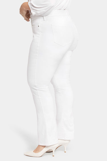 NYDJ Waist-Match™ Marilyn Straight Jeans In Plus Size - Optic White