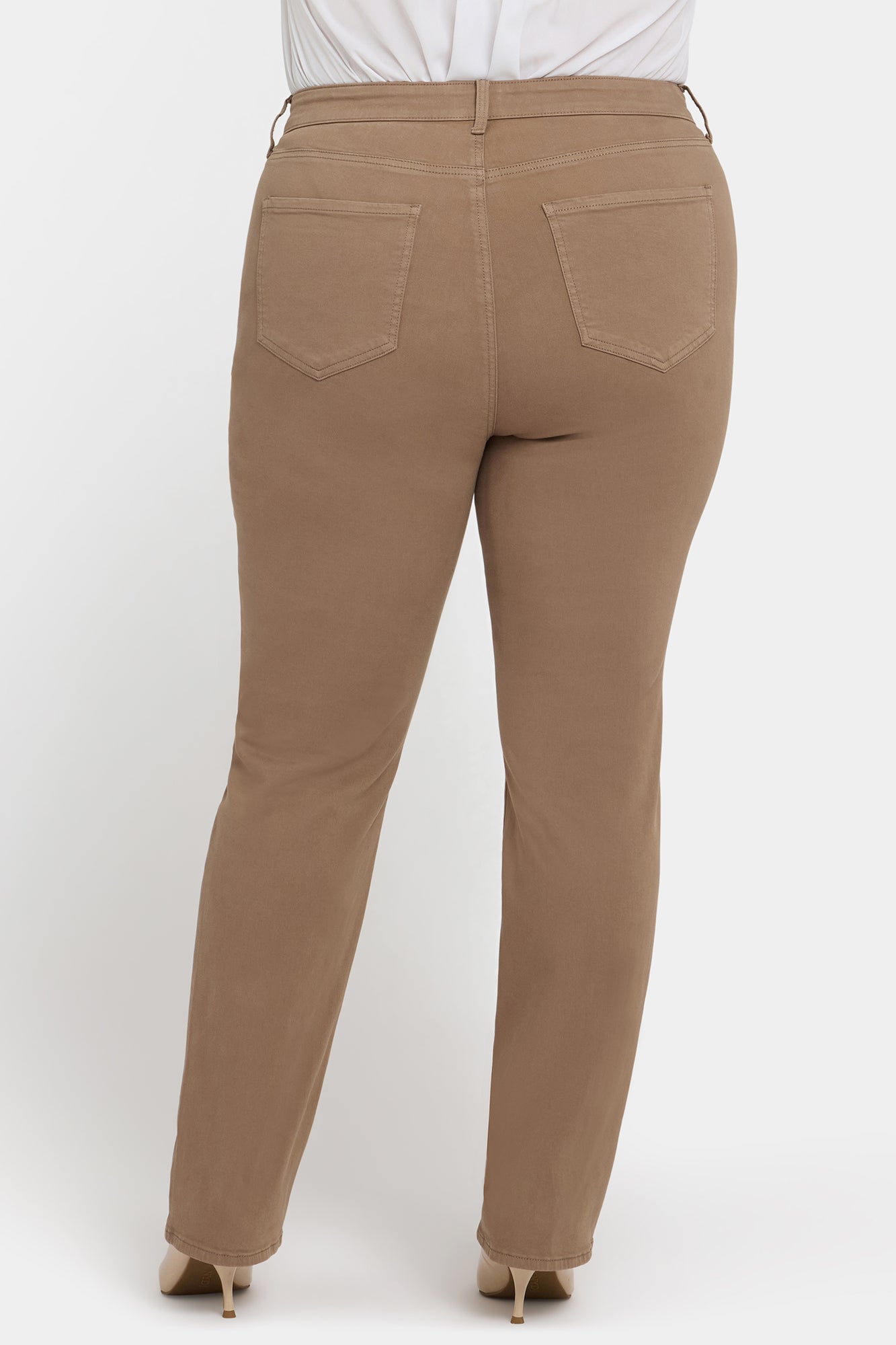 NYDJ Marilyn Straight Jeans In Plus Size With High Rise And 31