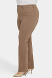 NYDJ Marilyn Straight Jeans In Plus Size With High Rise And 31" Inseam - Elmwood