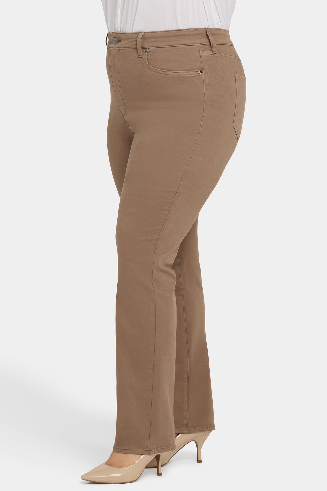 NYDJ Marilyn Straight Jeans In Plus Size With High Rise And 31