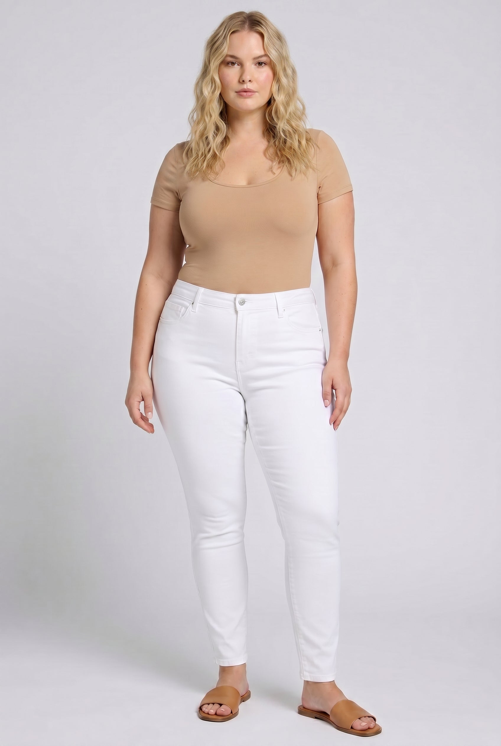 Ami Skinny Jeans In Plus Size - Optic White White | NYDJ