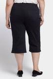 NYDJ Wide Leg Pedal Pusher Jeans In Plus Size - Black