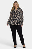 NYDJ Pleated Front Tunic In Plus Size - Claudette
