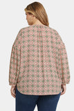 NYDJ Paulina Peasant Blouse In Plus Size - Georgios Geo
