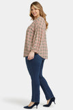 NYDJ Paulina Peasant Blouse In Plus Size - Georgios Geo