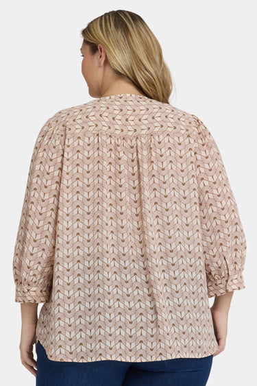 NYDJ Bonnie Blouse In Plus Size - Gare de Lyon