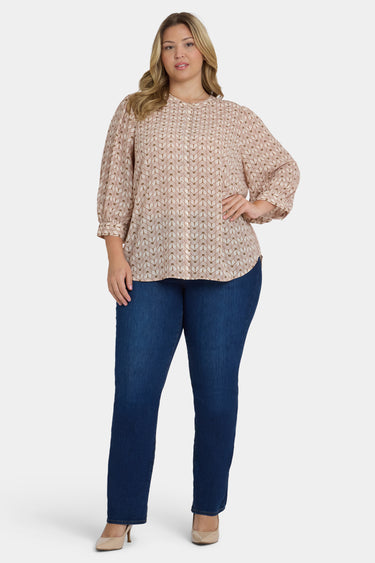 NYDJ Bonnie Blouse In Plus Size - Gare de Lyon