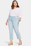 NYDJ Margot Girlfriend Jeans In Plus Size With High Rise - Brightside