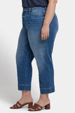 NYDJ Balloon Ankle Jeans In Plus Size With Pleats - Picasso Lake