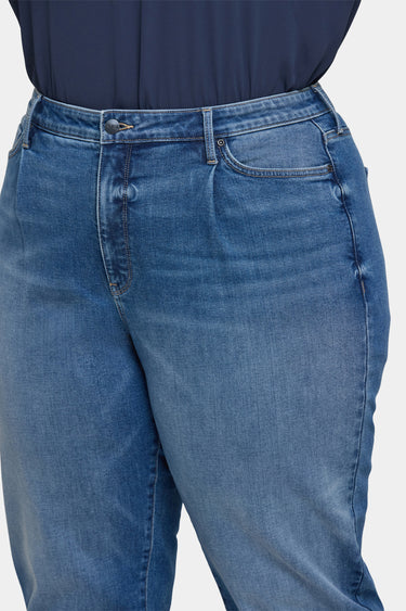 NYDJ Balloon Ankle Jeans In Plus Size With Pleats - Picasso Lake