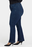 NYDJ Teresa Wide Leg Jeans In Plus Size With Contoured Seams And 31" Inseam - Ink Skyline
