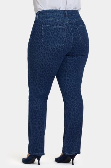 NYDJ Marilyn Straight Jeans In Plus Size With High Rise And 31