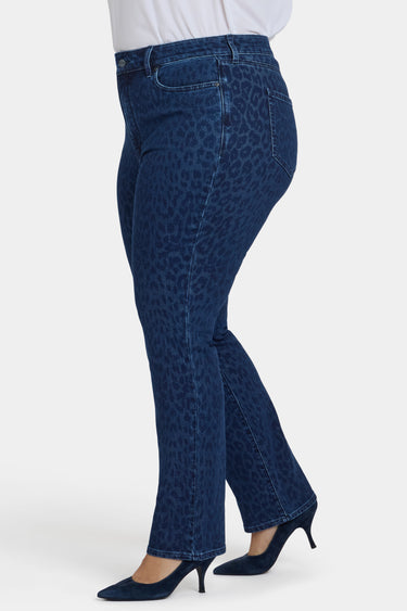 NYDJ Marilyn Straight Jeans In Plus Size With High Rise And 31