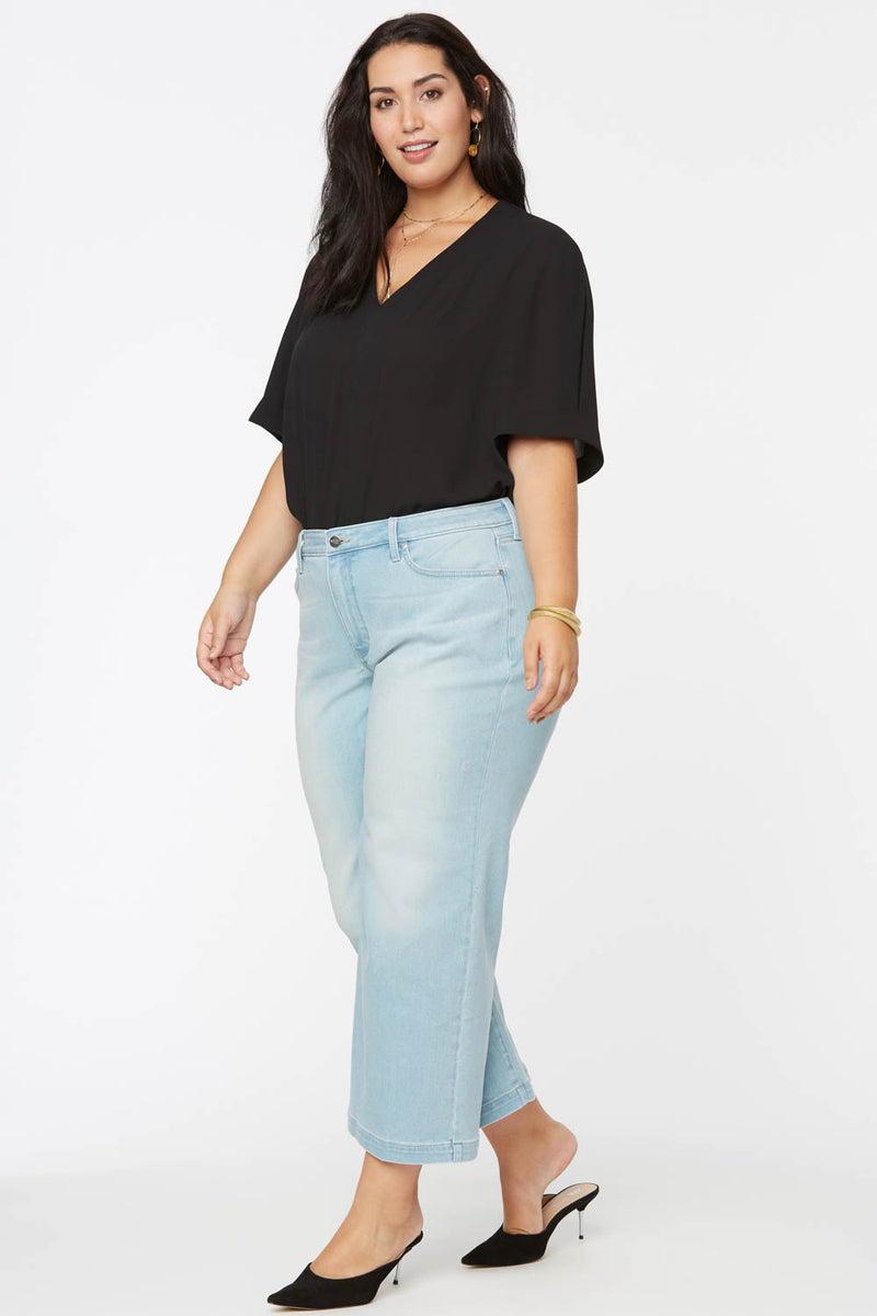 NYDJ Teresa Wide Leg Ankle Jeans in Plus Size  - Naomi