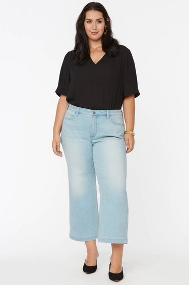 NYDJ Teresa Wide Leg Ankle Jeans in Plus Size  - Naomi