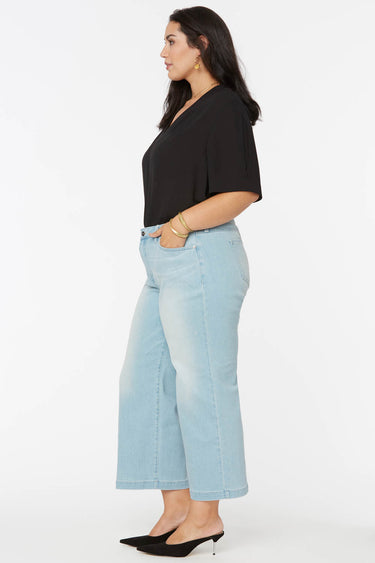 NYDJ Teresa Wide Leg Ankle Jeans in Plus Size  - Naomi