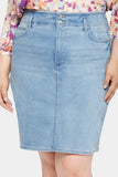 NYDJ High Waist Skirt In Plus Size - Crystalline