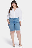 NYDJ Briella 11 Inch Denim Shorts In Plus Size With Roll Cuffs - Nottinghill