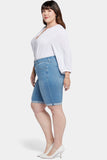 NYDJ Briella 11 Inch Denim Shorts In Plus Size With Roll Cuffs - Nottinghill