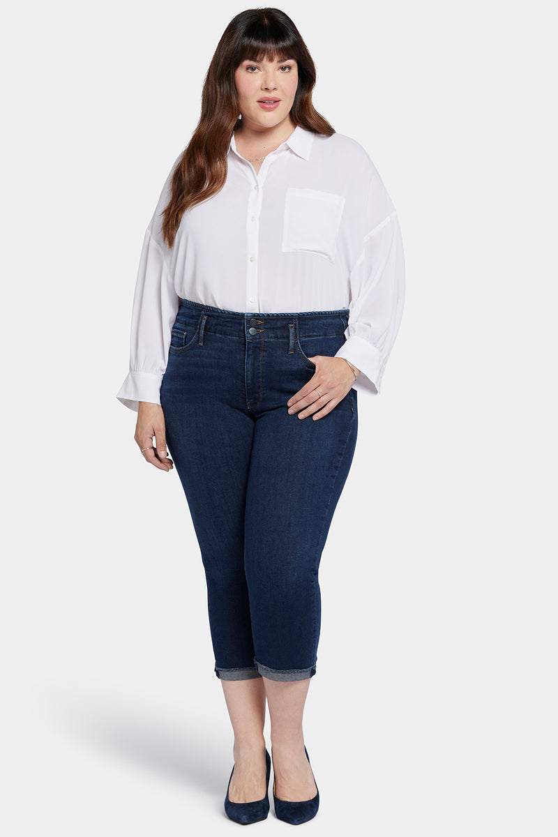 NYDJ Chloe Capri Jeans In Plus Size With Cuffs - Northbridge