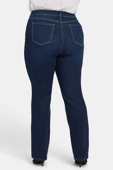 NYDJ Marilyn Straight Jeans In Plus Size With High Rise And 31