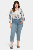 NYDJ Chloe Capri Jeans In Plus Size With Cuffs - Thistle Falls